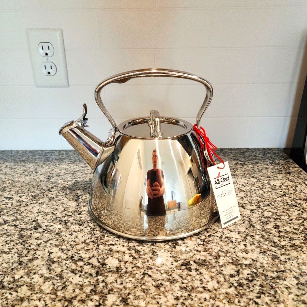 All-Clad 2 Quart Stainless Steel Tea Kettle